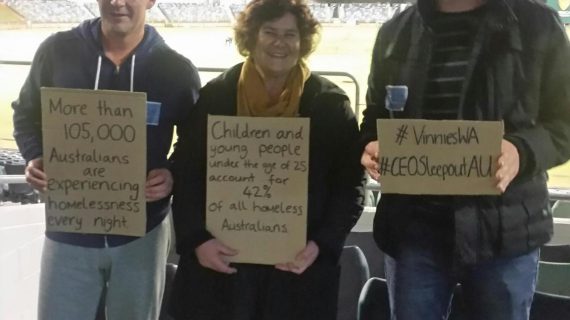 Foundation Housing staff sleep rough for CEO sleepout