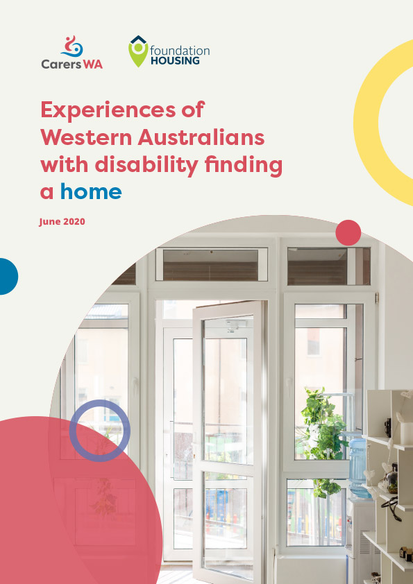Cover image of the Accessing a Home June 2020 report