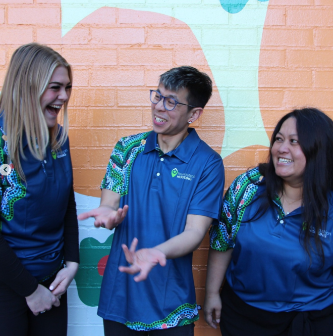 Tenant designs Foundation Housing's new uniform Foundation Housing